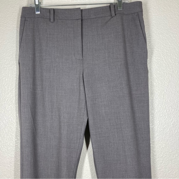 DKNY Womens Dress Pant Gray 10 Straight Leg Trousers Rayon Minimalist - Picture 4 of 16